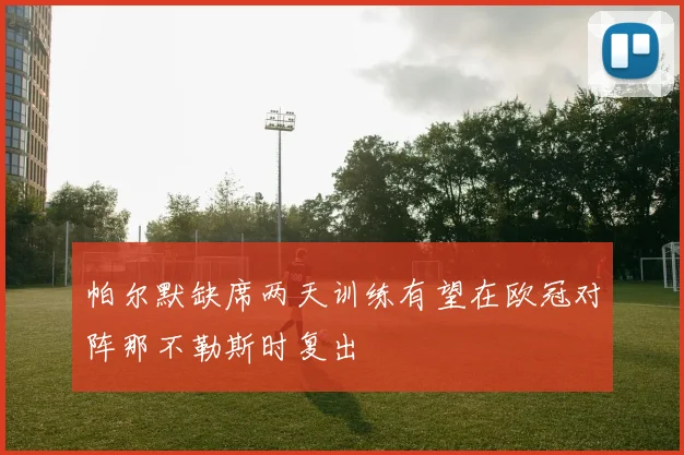 帕尔默缺席两天训练有望在欧冠对阵那不勒斯时复出